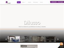Tablet Screenshot of dilusso.es
